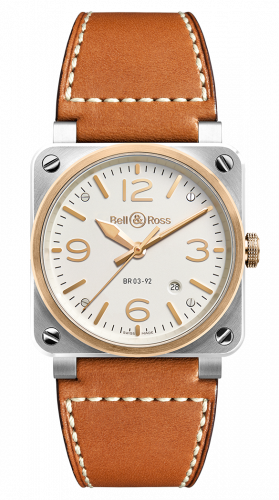replica Bell & Ross - BR0392-ST-PG/SCA BR 03 92 Steel & Rose Gold watch - Click Image to Close