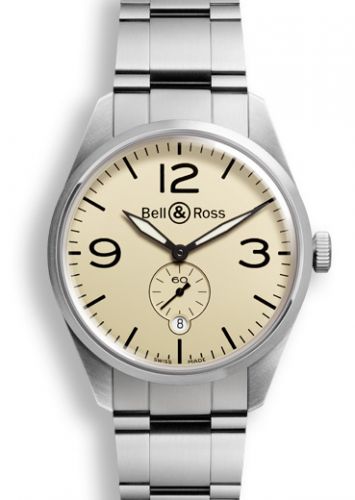 replica Bell & Ross - BRV123BEISTSST BR 123 Original Beige watch