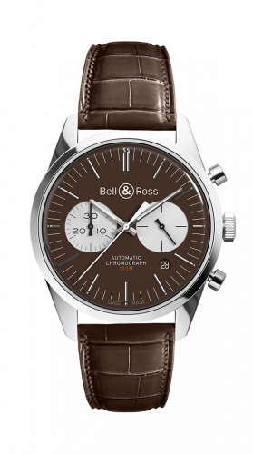 replica Bell & Ross - BRG126-BRN-ST/SCR BR 126 Original Brown Chronograph watch - Click Image to Close