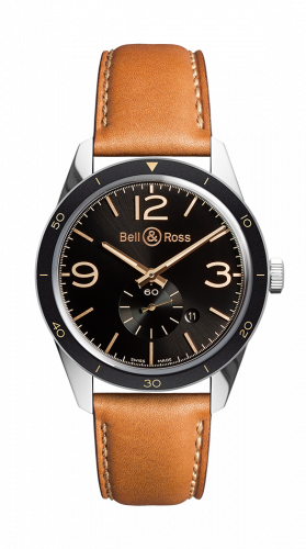 replica Bell & Ross - BRV123-GH-ST/SCA BR 123 Golden Heritage watch - Click Image to Close