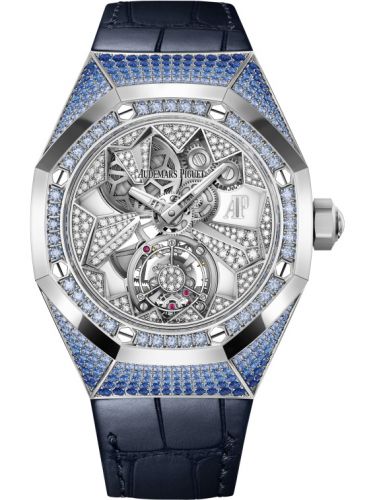 replica Audemars Piguet - 26227BC.SS.D326CR.01 Audemars Piguet Royal Oak Concept Flying Tourbillon White Gold / Sapphire - Diamond watch