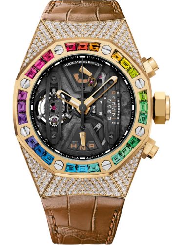 replica Audemars Piguet - 26235BA.YY.D502CR.01 Royal Oak Concept Tourbillon Chronograph Yellow Gold / Rainbow watch
