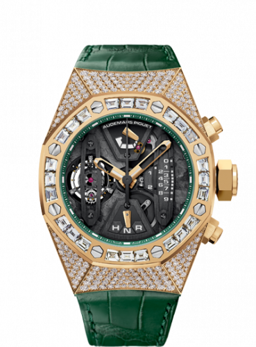 replica Audemars Piguet - 26225BA.ZZ.D400CR.01 Royal Oak Concept Tourbillon Chronograph Yellow Gold / Diamond watch