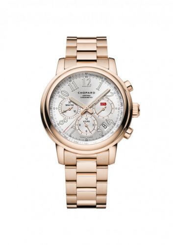 replica Chopard - 151274-5001 Mille Miglia Chronograph Rose Gold / Silver / Bracelet watch