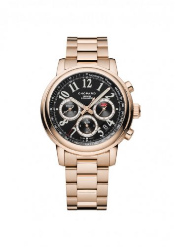 replica Chopard - 151274-5002 Mille Miglia Chronograph Rose Gold / Black / Bracelet watch