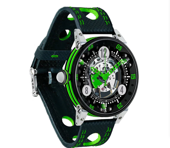 replica B.R.M. Watch Golf Master Mens Lime Green Hands - Click Image to Close