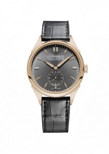 replica Chopard - 161896-5003 L.U.C Qualité Fleurier Rose Gold / Grey watch