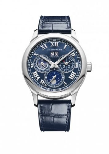 replica Chopard - 161927-9001 L.U.C Lunar One Platinum / Blue watch