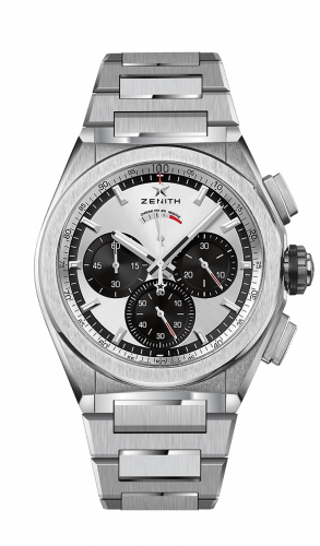 replica Zenith - 95.9001.9004/01.M9000 Defy El Primero 21 Titanium / Silver Panda / Bracelet watch