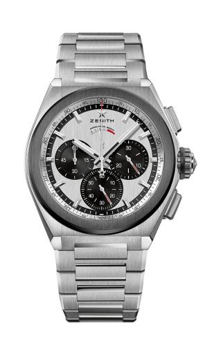 replica Zenith - 95.9005.9004/01.M9000 Defy El Primero 21 Titanium / Ceramic / Silver Panda / Bracelet watch