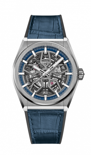 replica Zenith - 95.9000.670/78.R584 Defy Classic Titanium / Skeleton / Alligator watch