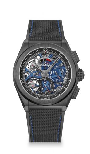 replica Zenith - 49.9001.9004/78.R916 Defy El Primero 21 Black Ceramic / Skeleton / Cordura / Boutique Edition watch
