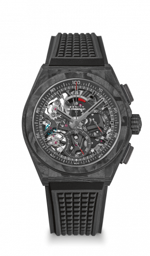 replica Zenith - 10.9000.9004/96.R782 Defy El Primero 21 Full Carbon / Skeleton / Rubber watch - Click Image to Close
