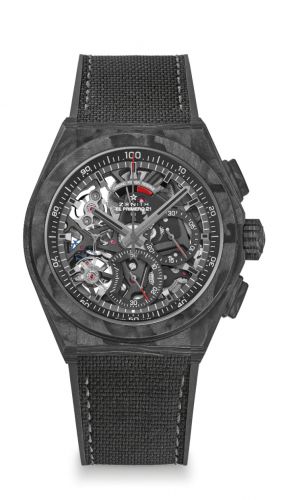 replica Zenith - 10.9000.9004/96.R921 Defy El Primero 21 Full Carbon / Skeleton / Rubber watch - Click Image to Close