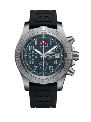 replica Breitling - E1338310/M534/152S/A20SS.1 Avenger Bandit Titanium / Titanium Gray / Silver Hands / Rubber / Pin watch - Click Image to Close