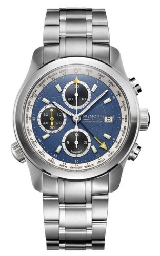 replica Bremont - ALT1WTBLbr ALT1-WT Worldtimer Blue Bracelet watch