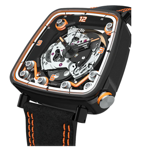 replica B.R.M. Watches FF39-40 Black Titanium Orange - Click Image to Close