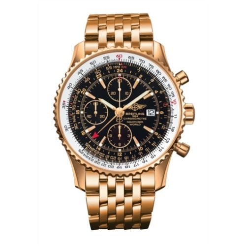 best replica Breitling - H2432212/B928/426H Navitimer World Red Gold / Black / Bracelet watch