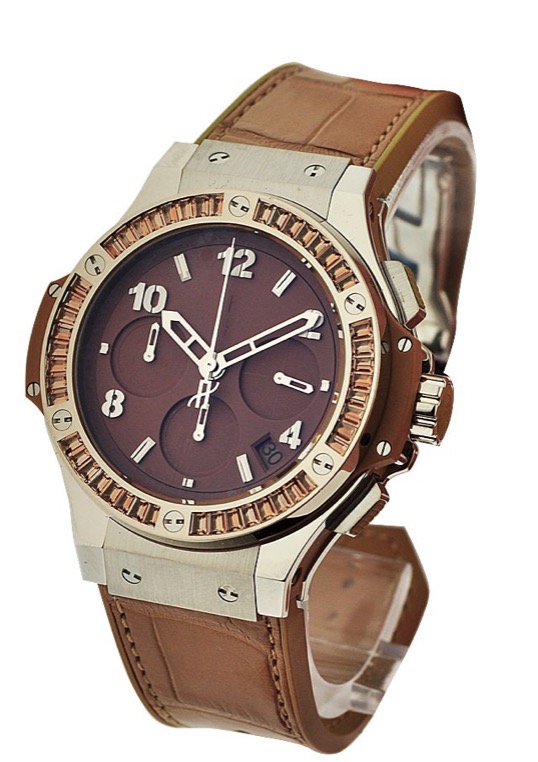 replica Hublot Big Bang 41mm - Tutti Frutti - Camel Carat Steel on Camel Leather & Rubber Strap with Camel Dial 342.SA.5390.LR.1918