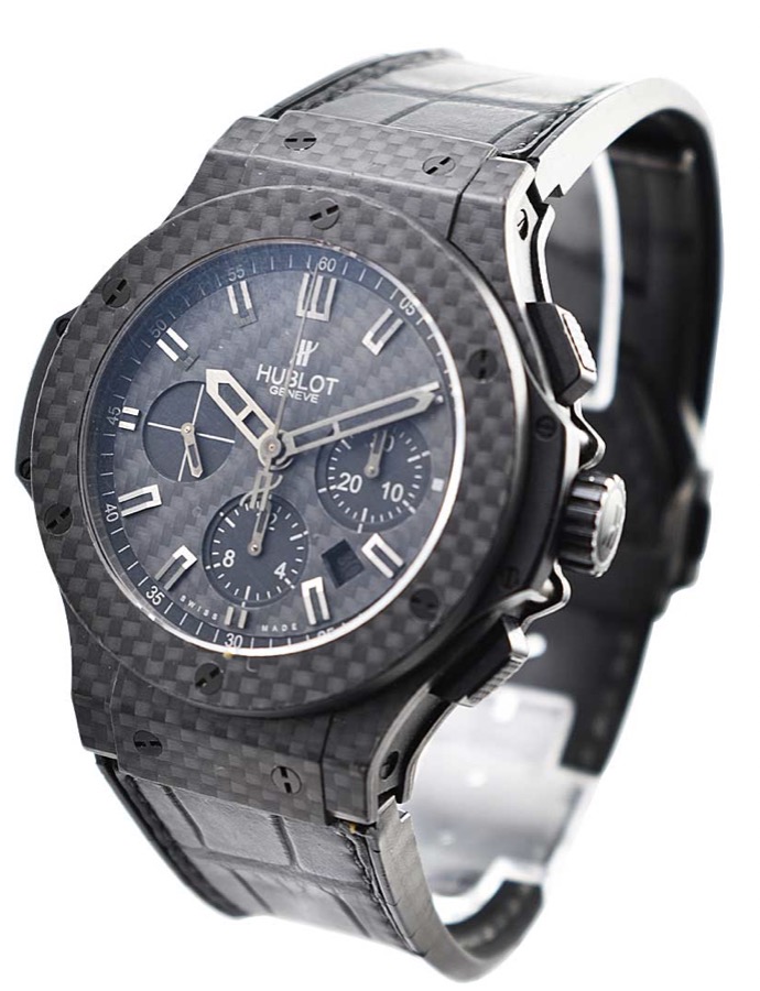 replica Hublot Big Bang All in Black Carbon Fiber on Black Crocodile Leather Strap with Black Dial 301.QX.1740.GR - Click Image to Close