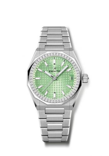 replica Zenith - 16.9400.670.61.I001 Defy Skyline 36 Stainless Steel - Diamond / Green watch