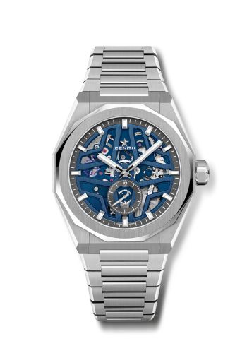 replica Zenith - 03.9300.3620/79.I001 Defy Skyline Skeleton Stainless Steel / Blue watch