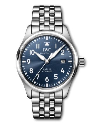 replica IWC - IW3282-04 Pilot's Watch Mark XX Stainless Steel / Blue / Bracelet watch