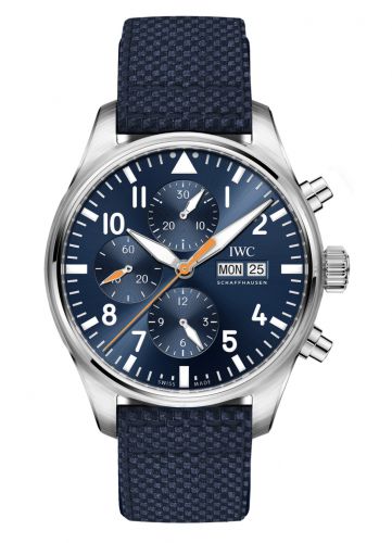 replica IWC - IW3777-29 Pilot's Watch Chronograph Captain Blue / Tmall watch