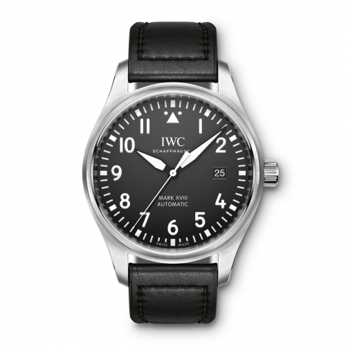 replica IWC - IW3270-09 Pilot's Watch Mark XVIII Stainless Steel / Black watch - Click Image to Close