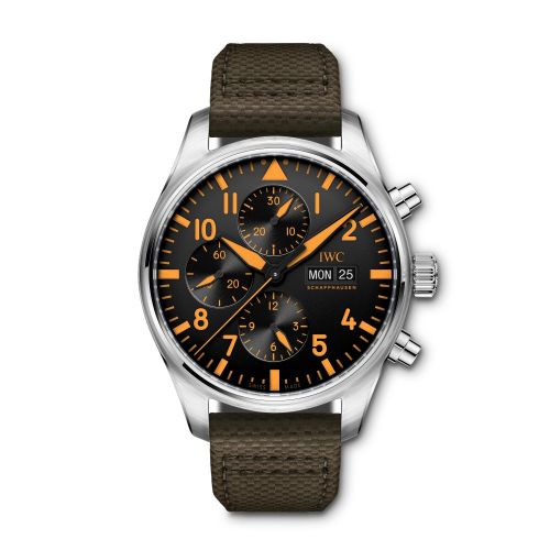 replica IWC - IW3777-30 Pilot's Watch Chronograph Orange Storm watch
