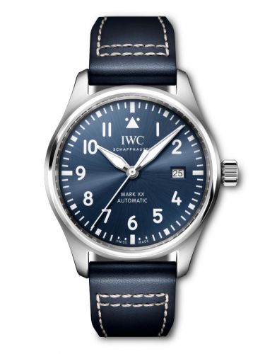 replica IWC - IW3282-03 Pilot's Watch Mark XX Stainless Steel / Blue watch - Click Image to Close