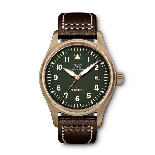 replica IWC - IW3268-02 Pilot's Watch Automatic Spitfire Bronze / Green watch