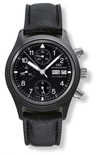 replica IWC - IW3705-03 Pilot's Watch Chronograph Ceramic / English / Strap watch