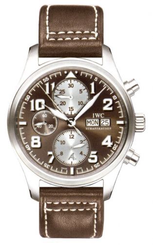 replica IWC - IW3717-09 Pilot's Watch Chronograph Antoine de Saint Exupéry Stainless Steel watch - Click Image to Close