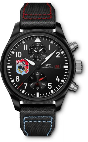 replica IWC - IW3890-12 Pilot’s Watch Chronograph Military Edition Fighting Checkmates watch - Click Image to Close