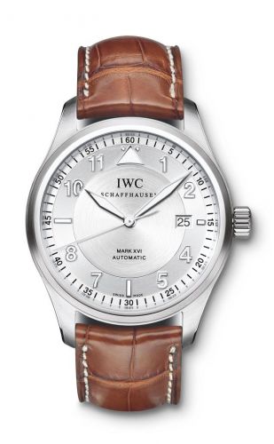 replica IWC - IW3255-02 Pilot's Watch Spitfire Mark XVI Stainless Steel / Silver / Strap watch - Click Image to Close