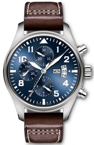 replica IWC - IW3777-06 Pilot's Watch Chronograph Stainless Steel / Le Petit Prince / Strap watch
