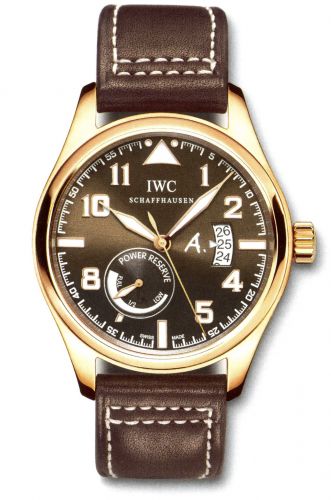 replica IWC - IW3201-03 Pilot's Watch Antoine De Saint Exupery Power Reserve Rose Gold watch