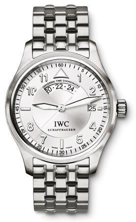 replica IWC - IW3251-08 Pilot's Watch Spitfire UTC Stainless Steel / Silver / Bracelet watch