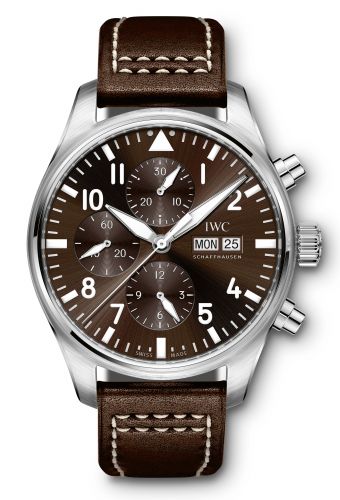 replica IWC - IW3777-13 Pilot's Watch Chronograph Stainless Steel / Antoine de Saint Exupéry watch
