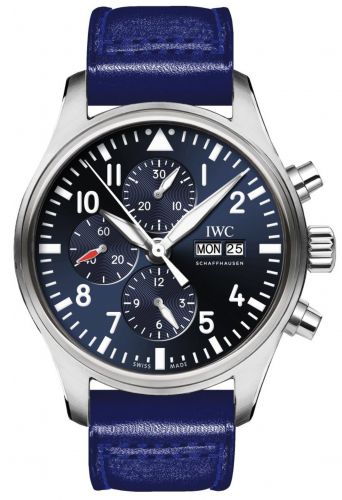 replica IWC - IW3777-22 Pilot's Watch Chronograph Stainless Steel / Le Petit Prince / Santoni watch