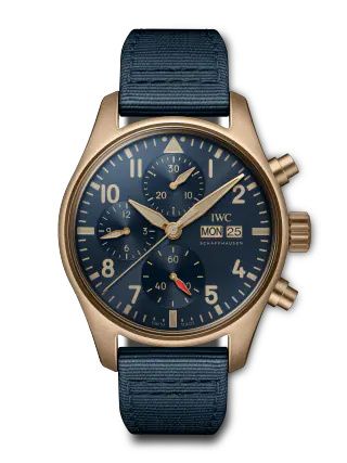 replica IWC - IW3881-09 Pilot's Watch Chronograph 41 Bronze / Blue watch
