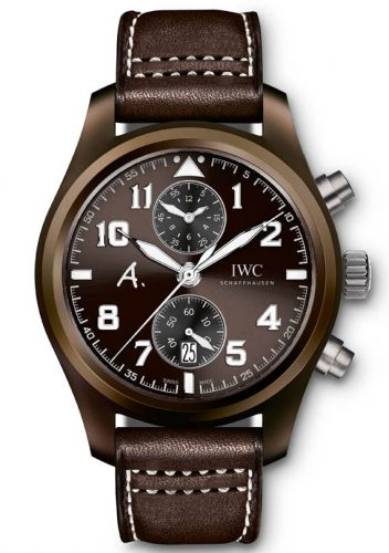 replica IWC - IW3880-04 Pilot's Watch Chronograph Edition Antoine De Saint Exupery Edition The Last Flight watch