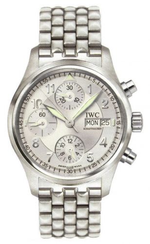 replica IWC - IW3706-30 Pilot's Watch Spitfire Chronograph Stainless Steel / Silver / Spanish / Bracelet watch