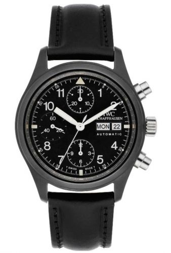 replica IWC - IW3705-04 Pilot's Watch Chronograph Ceramic / French / Strap watch