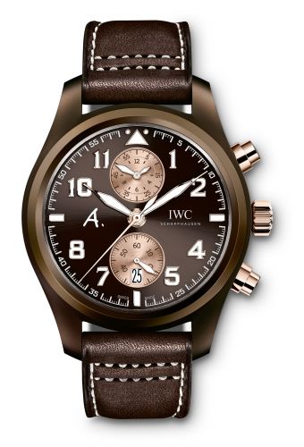 replica IWC - IW3880-06 Pilot's Watch Chronograph Edition Antoine De Saint Exupery Edition The Last Flight Red Gold watch