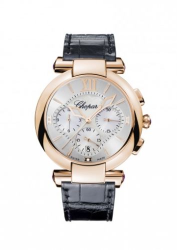 replica Chopard - 384211-5001 Imperiale Chrono 40 mm Rose Gold / MOP / Alligator watch