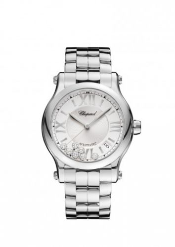 replica Chopard - 278559-3002 Happy Sport 36 Automatic Stainless Steel / Silver / Bracelet watch