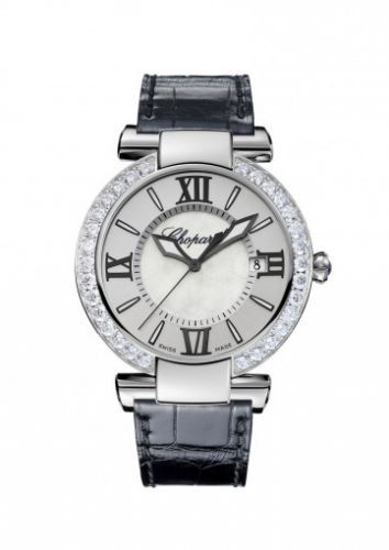 replica Chopard - 388531-3002 Imperiale 40 mm Stainless Steel / MOP / Diamond / Alligator watch