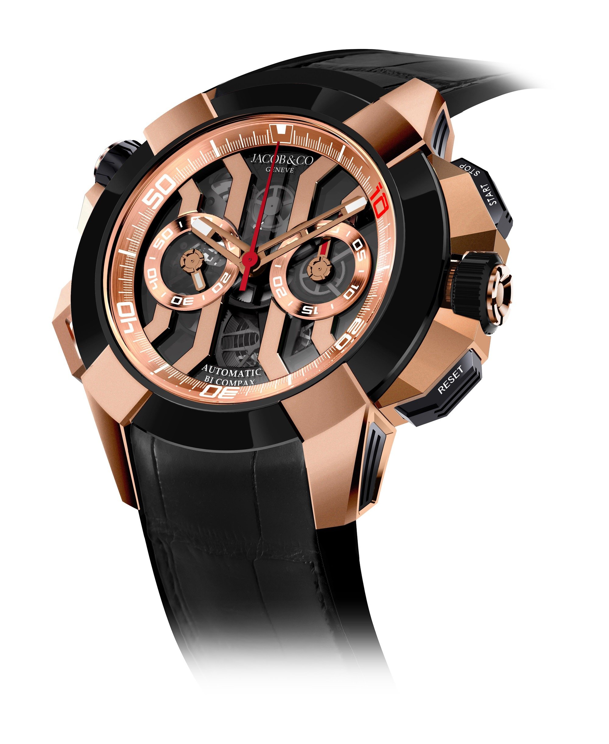 Jacob & Co Epic X Chrono Luis Figo Limited Edition replica watch EC311.42.PD.BFA